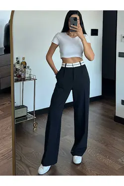 کمربند کمر طرحدار شلوار برند PALAZZO کد 1689581194