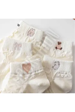 جوراب راحت بافتنی طراحی ویژه طرح‎دار زنانه برند SOCKSHION کد 1689824468