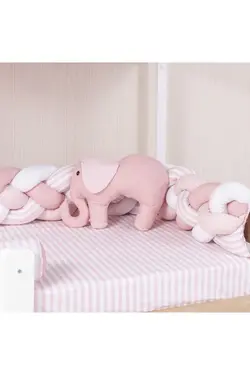 ست خواب بچه گانه کودک بافتنی صورتی مینی بیبی برند Mini Baby کد 1689819664