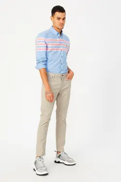 پیراهن مردانه آبی برند US Polo Assn کد 1647151037