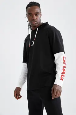 سوییشرت کلاهدار آستین بلند استاندارد برند Defacto کد 1647274138