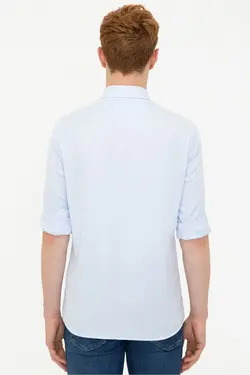 پیراهن مردانه آبی برند US Polo Assn کد 1647150999