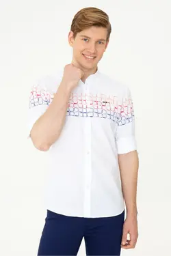 پیراهن مردانه قرمز برند US Polo Assn کد 1645696626