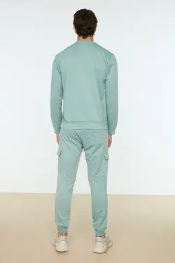 ست لباس راحتی متناسب مردانه نعنایی رنگ برند TRENDYOL MAN کد 1645178730