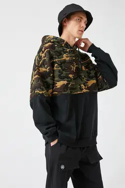 سوییشرت مردانه طرح‎دار یشمی برند Koton کد 1643869521