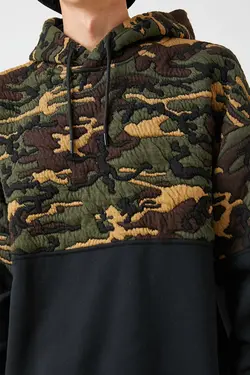 سوییشرت مردانه طرح‎دار یشمی برند Koton کد 1643869521