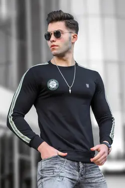 سوییشرت مردانه مشکی برند Madmext کد 1643702955