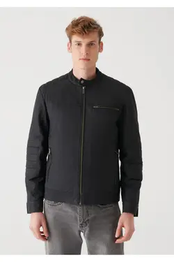 کت چرم مصنوعی مشکی برند Mavi کد 1643441603