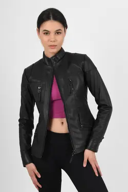 کت چرم اصل زنانه برند ALİN کد 1643119029