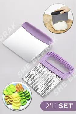 برش دهنده سبزی ست شکل خمیر فولادی برند She Berrak کد 1642947850