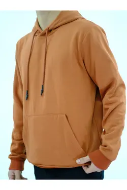 سوییشرت کلاهدار پارچه 3نخ آجری برند Kaktüs کد 1642489917