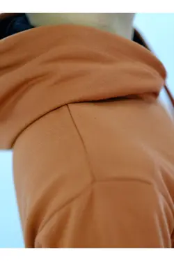 سوییشرت کلاهدار پارچه 3نخ آجری برند Kaktüs کد 1642489917