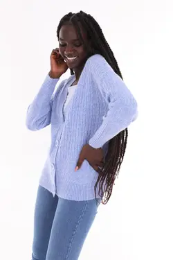 بافتنی دکمه‎دار برند MEGHAN L.A کد 1642258693