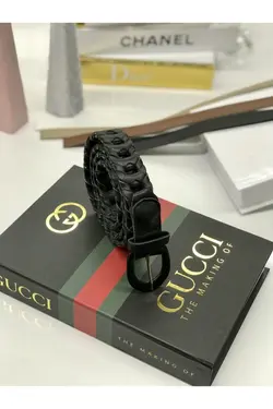 کمربند دار بافتنی چرم ساده برند Fiori کد 1642030150