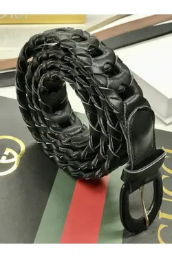 کمربند دار بافتنی چرم ساده برند Fiori کد 1642030150