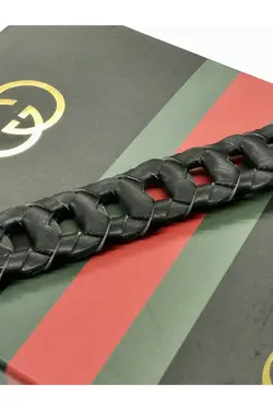 کمربند دار بافتنی چرم ساده برند Fiori کد 1642030150