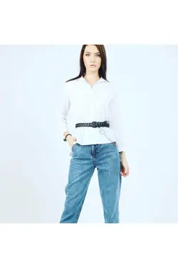 کمربند دار بافتنی چرم ساده برند Fiori کد 1642030150