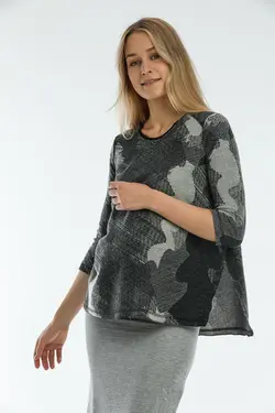 بلوز کرم شیردهی زمستانی مشکی برند Perla Blanca کد 1641930670