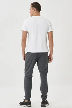 شلوار راحتی اسپرت راحت مردانه کمر روزانه کشی پاچه خاکستری آنتراسیت استاندارد برند Altınyıldız Classics کد 1640955248