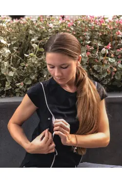 تیشرت شیردهی مشکی برند melon brand کد 1640972587