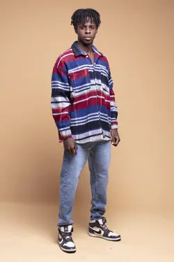 پیراهن قالب مردانه گشاد سرمه ای برند Catch کد 1635036670