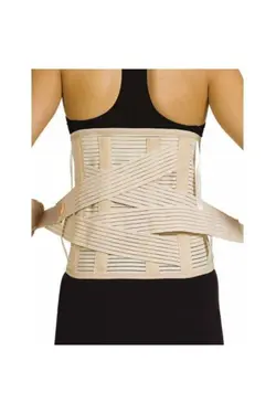 پشتیبان فولادی دور کمر پشتیبانی کمربند پارچه ای برند başarı ortopedi کد 1647373688