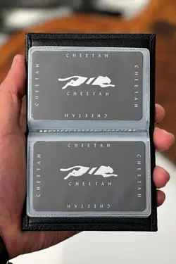 جا کارتی چرم اصل شفاف برند cheetah quality کد 1647349928