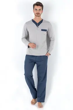لباس راحتی مردانه طوسی برند DoReMi کد 1647341897