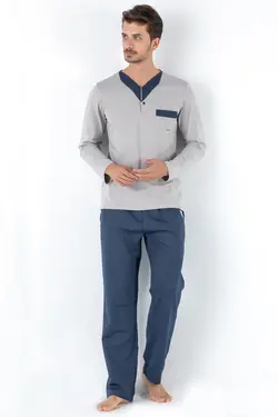 لباس راحتی مردانه طوسی برند DoReMi کد 1647341897