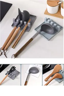 تنظیم کننده زیر ملاقه استند درب قابلمه کارد و چنگال برند Kitchen Beauty کد 1647449119