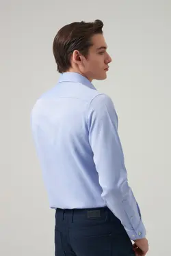 پیراهن مردانه اسلیم فیت رنگ آبی برند D'S Damat کد 1647446227