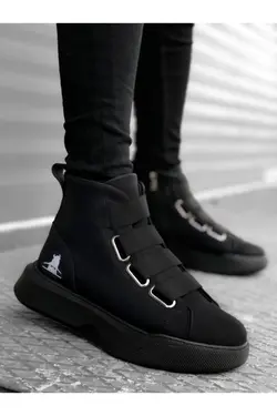 پوتین اسپرت لژدار مردانه بلند بندی مشکی برند BOA کد 1647441787