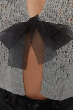 بافتنی طوسی برند TRENDYOLMİLLA کد 1647399187