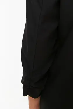 کت بافته شده طرح‎دار چیندار آستین مشکی برند Trendyol Curve کد 1647399129