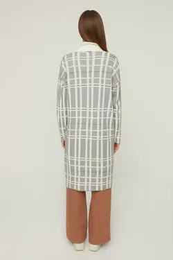 بافتنی بلند طوسی برند TRENDYOL MODEST کد 1647398887