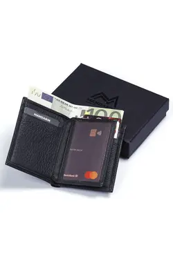 کیف پول جا کارتی چرم مشکی برند Tesbihcibaba کد 1647350470