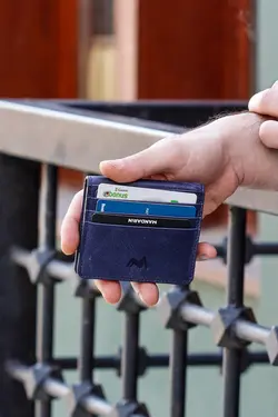 جا کارتی چرم آبی برند Tesbihcibaba کد 1647351012