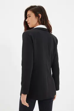 کت دکمه‎دار مشکی برند TRENDYOLMİLLA کد 1647524887