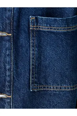 کت پیراهن جین پنبه ای برند Koton کد 1647511279