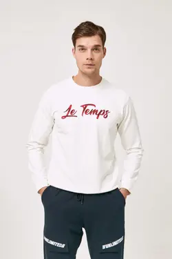 سوییشرت یقه گرد چاپی برند Fullamoda کد 1647502911