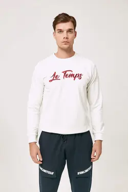 سوییشرت یقه گرد چاپی برند Fullamoda کد 1647502911