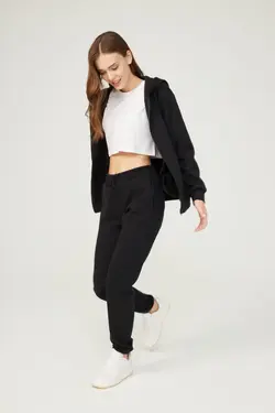 شلوار راحتی زنانه مشکی برند BO Basics کد 1647622570