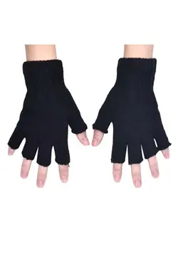 دستکش نیمه مشکی برند Ahsem Scarf کد 1647577327