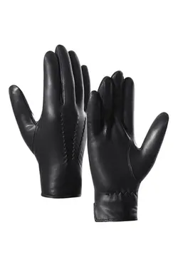 دستکش مردانه 100% اصل پوست بره برند fubileather کد 1647577307