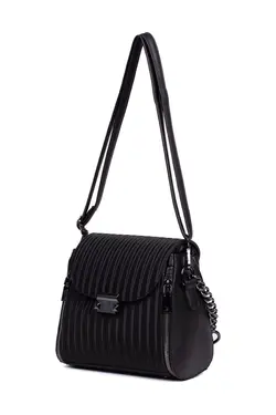 کیف دوشی هولوگرام دار بند‎دار طرح‎دار دستی لوکس برند Leyl کد 1647571747