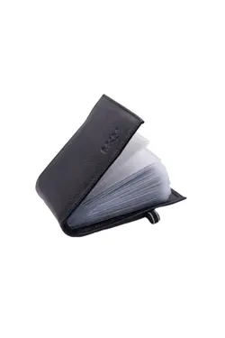 کیف پول جا کارتی چرم اصل شفاف داخل لاستیک &amp; قفل دار برند MKM MAN کد 1647571567