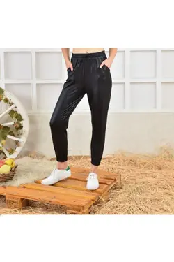 لباس راحتی چند پارچه به صورت چرم زنانه مشکی نوعی برند YUNA کد 1647723372