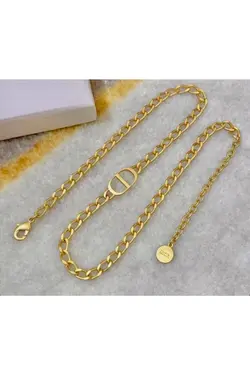 کمربند زنجیردار زنانه طلایی برند Beltingo کد 1647695527