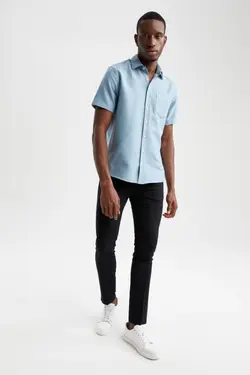 پیراهن متناسب آستین کوتاه برند Defacto کد 1647686127