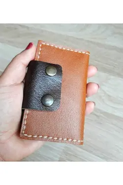 جا کارتی دست ساز چرم اصل دستی برند Derilend کد 1647679567